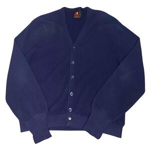 Vintage Arnold Palmer Cardigan Navy Men’s Size XL
